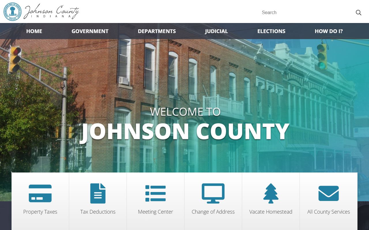 Johnson County government website for Greenwood death records