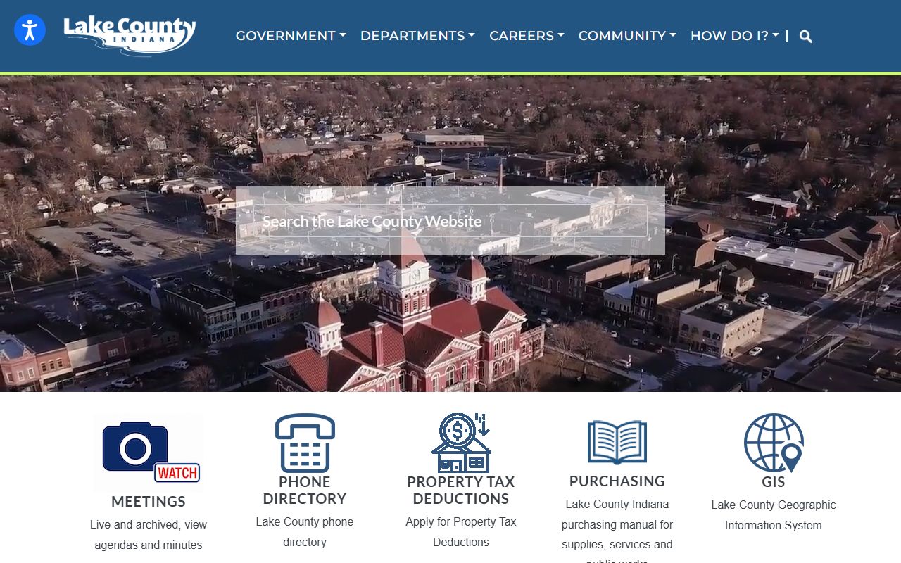 Lake County Health Department vital records page for Hobart death certificates