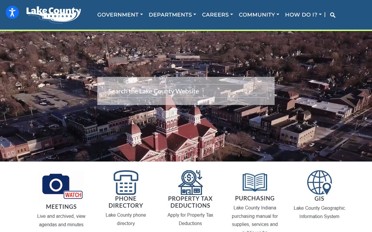 Lake County Health Department vital records page for Schererville death certificates